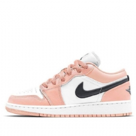 Nike Air Jordan 1 Matalat Topit Gs Koripallokengät Miehille Vaaleanpunainen