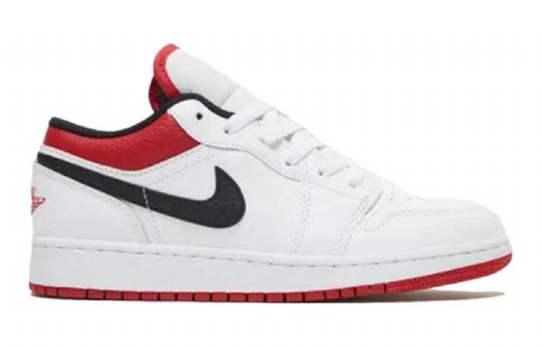 Nike Air Jordan 1 Matalat Topit Gs Koripallokengät Miehille Valkoinen Punainen