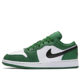 Nike Air Jordan 1 Matalat Topit Gs Koripallokengät Miehille Vihreä