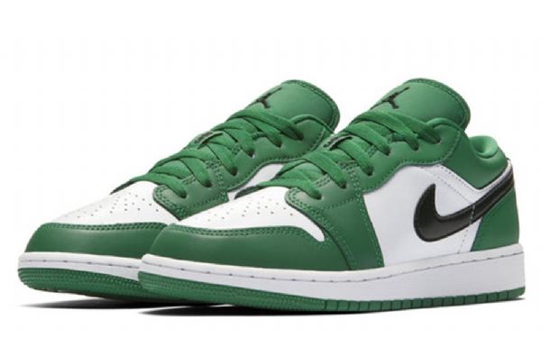 Nike Air Jordan 1 Matalat Topit Gs Koripallokengät Miehille Vihreä