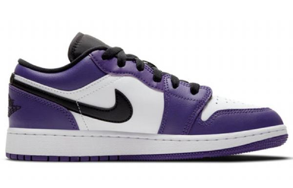 Nike Air Jordan 1 Matalat Topit Gs Koripallokengät Miehille Violetti