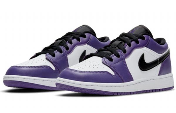 Nike Air Jordan 1 Matalat Topit Gs Koripallokengät Miehille Violetti