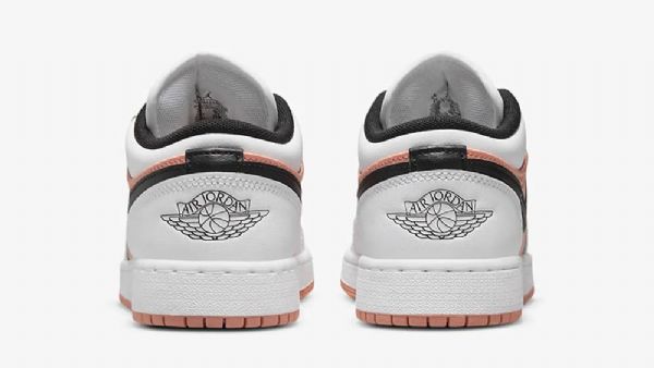 Nike Air Jordan 1 Matalat Topit Gs Madder Root Kengät Naisille Pinkki Valkoinen