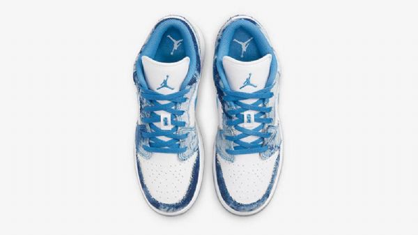 Nike Air Jordan 1 Matalat Topit Gs Pesty Kengät Naisille Sininen
