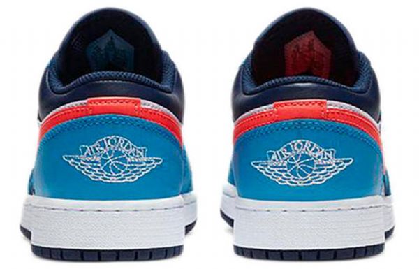 Nike Air Jordan 1 Matalat Topit Gs Retro Koripallokengät Miehille Sininen Valkoinen