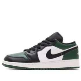 Nike Air Jordan 1 Matalat Topit Gs Retro Koripallokengät Miehille Vihreä