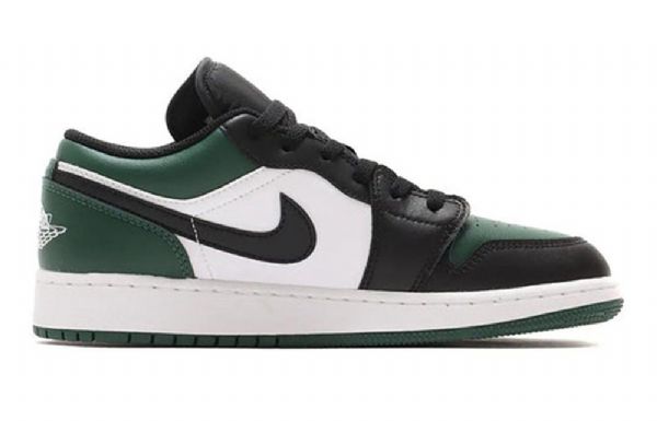 Nike Air Jordan 1 Matalat Topit Gs Retro Koripallokengät Miehille Vihreä
