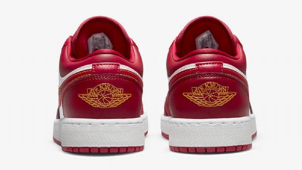 Nike Air Jordan 1 Matalat Topit Gs Usc Kengät Naisille Punainen Valkoinen