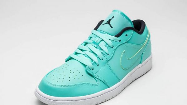 Nike Air Jordan 1 Matalat Topit Hyperkengät Miehille Turkoosi