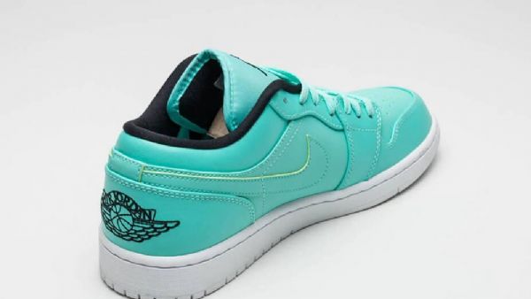 Nike Air Jordan 1 Matalat Topit Hyperkengät Miehille Turkoosi