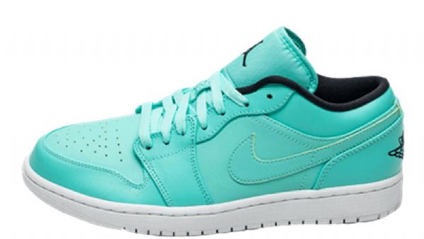Nike Air Jordan 1 Matalat Topit Hyperkengät Miehille Turkoosi