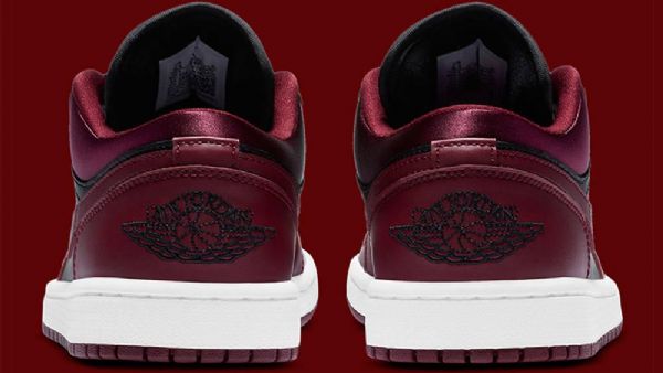 Nike Air Jordan 1 Matalat Topit Kastanjanruskeat Kengät Miehille Burgundy Musta
