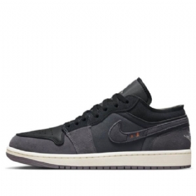 Nike Air Jordan 1 Matalat Topit Katso Sisäpuolella Retro Koripallokengät Miehille Musta