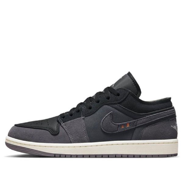 Nike Air Jordan 1 Matalat Topit Katso Sisäpuolella Retro Koripallokengät Miehille Musta