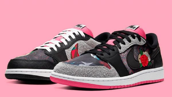 Nike Air Jordan 1 Matalat Topit Kiinalaiset Miesten Uudenvuodenkengät Mustat