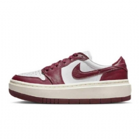 Nike Air Jordan 1 Matalat Topit Lv8d Joukkuekengät Naisille Burgundinpunainen