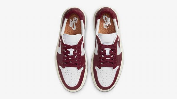 Nike Air Jordan 1 Matalat Topit Lv8d Joukkuekengät Naisille Burgundinpunainen