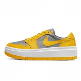 Nike Air Jordan 1 Matalat Topit Lv8d Kengät Naisille Harmaa Keltainen