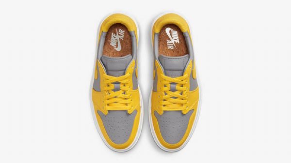 Nike Air Jordan 1 Matalat Topit Lv8d Kengät Naisille Harmaa Keltainen