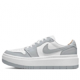 Nike Air Jordan 1 Matalat Topit Lv8d Korotetut Retrokoripallokengät Naisille Harmaa Valkoinen