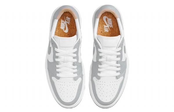 Nike Air Jordan 1 Matalat Topit Lv8d Korotetut Retrokoripallokengät Naisille Harmaa Valkoinen