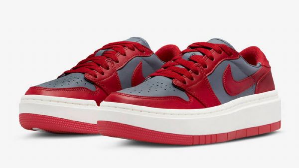 Nike Air Jordan 1 Matalat Topit Lv8d Unlv Kengät Naisille Punainen Harmaa
