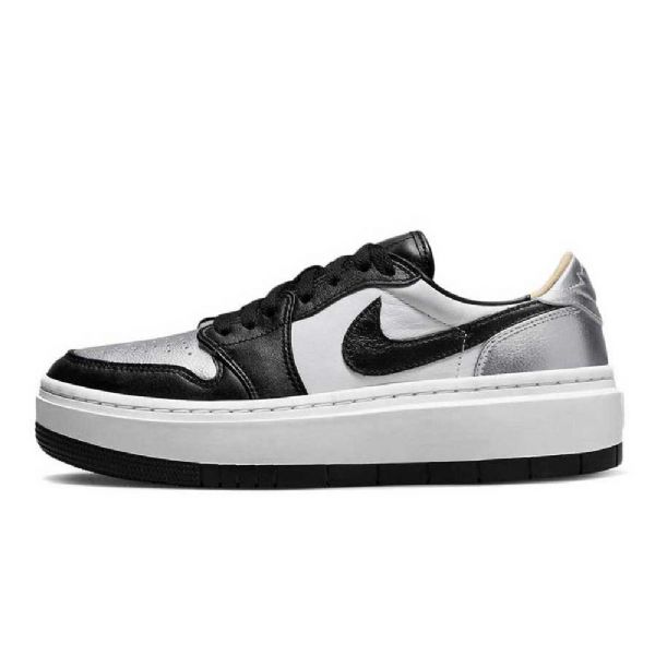 Nike Air Jordan 1 Matalat Topit Lv8d Varvaskengät Naisille Musta Hopea