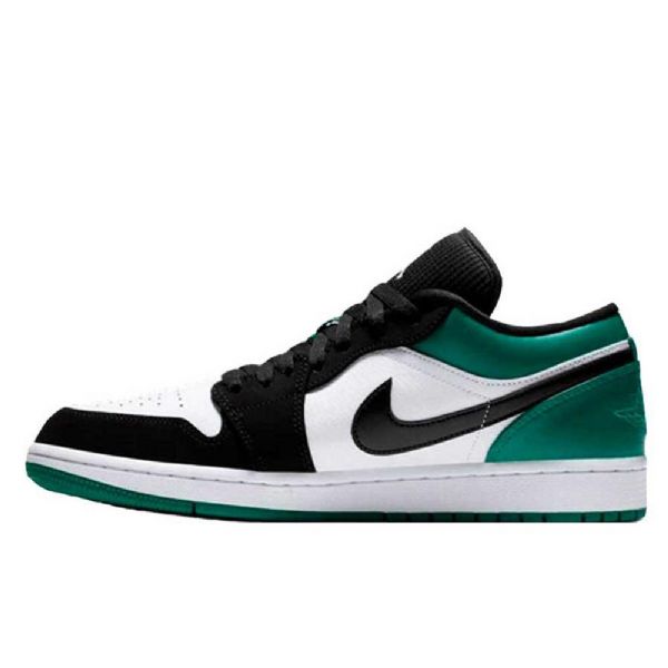 Nike Air Jordan 1 Matalat Topit Mystic-kengät Miehille Musta Vihreä