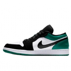 Nike Air Jordan 1 Matalat Topit Mystic-kengät Miehille Musta Vihreä