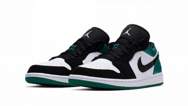 Nike Air Jordan 1 Matalat Topit Mystic-kengät Miehille Musta Vihreä