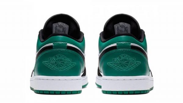 Nike Air Jordan 1 Matalat Topit Mystic-kengät Miehille Musta Vihreä