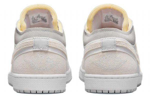 Nike Air Jordan 1 Matalat Topit Nurinpäin Retro-koripallokengät Miehille Valkoiset