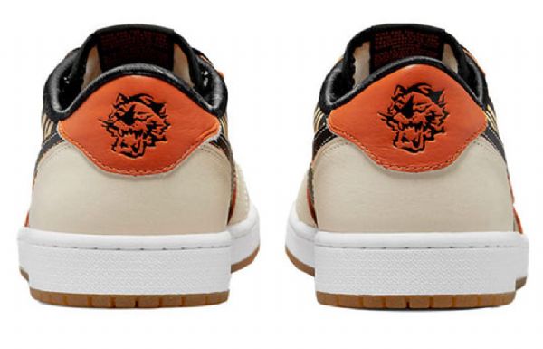Nike Air Jordan 1 Matalat Topit Og Retro Koripallokengät Miehille Leopard Beige