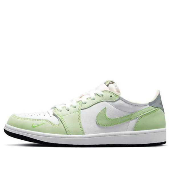 Nike Air Jordan 1 Matalat Topit Og Retro Koripallokengät Miehille Vihreä