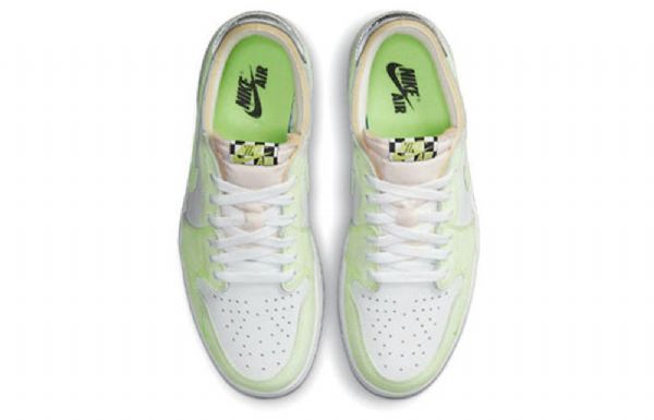 Nike Air Jordan 1 Matalat Topit Og Retro Koripallokengät Miehille Vihreä