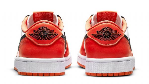 Nike Air Jordan 1 Matalat Topit Og Shatteredboard Kengät Miehille Oranssi Valkoinen