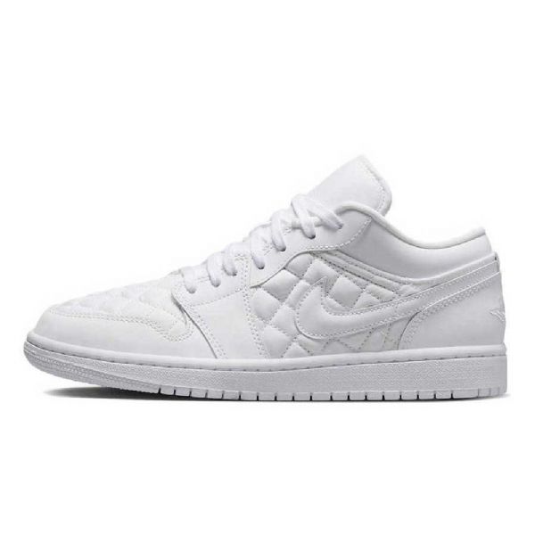 Nike Air Jordan 1 Matalat Topit Pehmustetut Kolmikengät Naisille Valkoiset