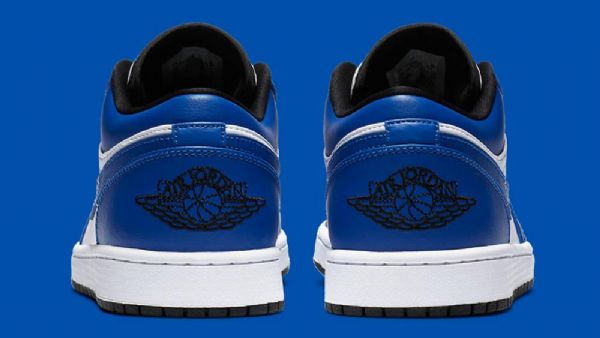 Nike Air Jordan 1 Matalat Topit Peli Kuninkaalliset Naisten Kengät Sininen Valkoinen
