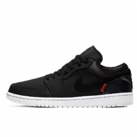 Nike Air Jordan 1 Matalat Topit Psg Kengät Miehille Musta