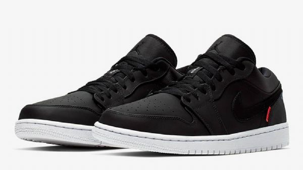 Nike Air Jordan 1 Matalat Topit Psg Kengät Miehille Musta