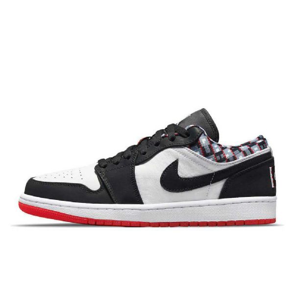 Nike Air Jordan 1 Matalat Topit Quai 54 Kengät Naisille Musta Harmaa