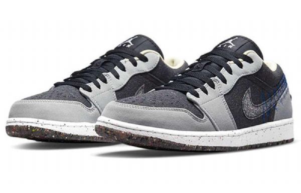 Nike Air Jordan 1 Matalat Topit Retro-koripallokengät Miehille Harmaa