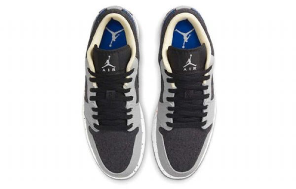 Nike Air Jordan 1 Matalat Topit Retro-koripallokengät Miehille Harmaa