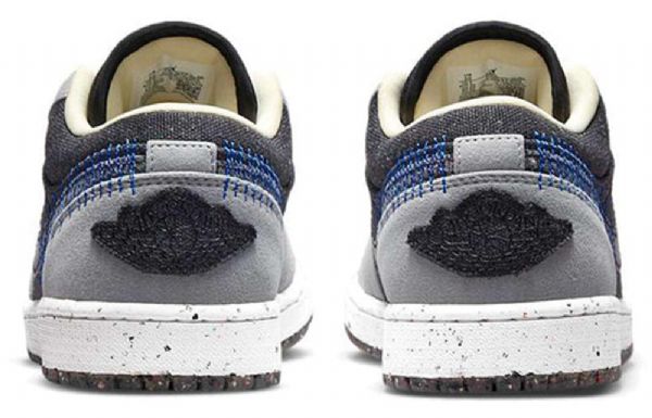 Nike Air Jordan 1 Matalat Topit Retro-koripallokengät Miehille Harmaa