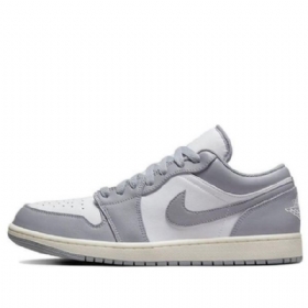 Nike Air Jordan 1 Matalat Topit Retro-koripallokengät Miehille Harmaa