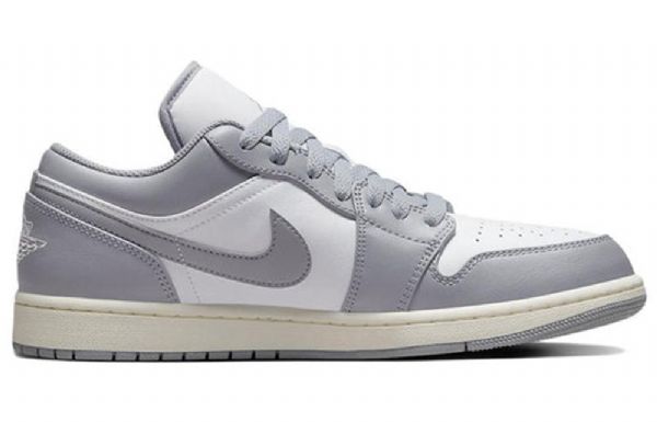 Nike Air Jordan 1 Matalat Topit Retro-koripallokengät Miehille Harmaa