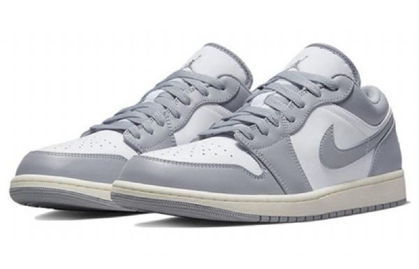 Nike Air Jordan 1 Matalat Topit Retro-koripallokengät Miehille Harmaa