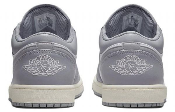 Nike Air Jordan 1 Matalat Topit Retro-koripallokengät Miehille Harmaa
