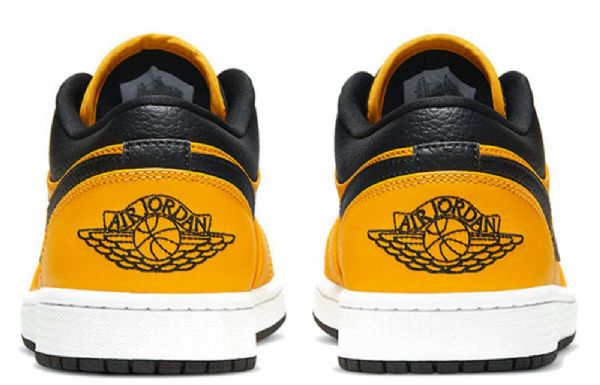 Nike Air Jordan 1 Matalat Topit Retro Koripallokengät Miehille Kulta Musta