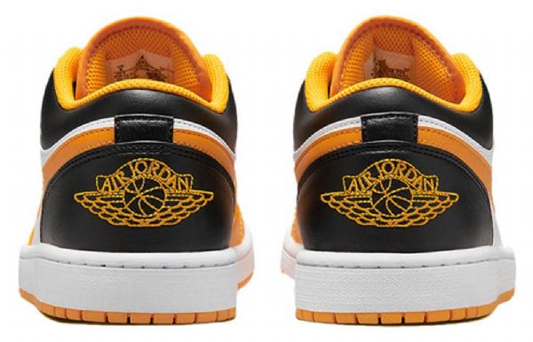 Nike Air Jordan 1 Matalat Topit Retro Koripallokengät Miehille Kultavalkoinen